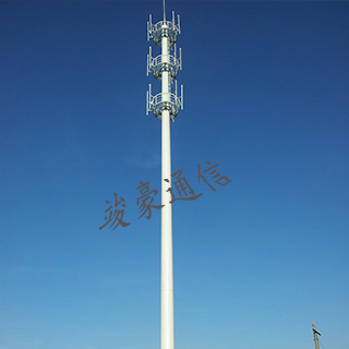 工业用单极广播通信铁塔